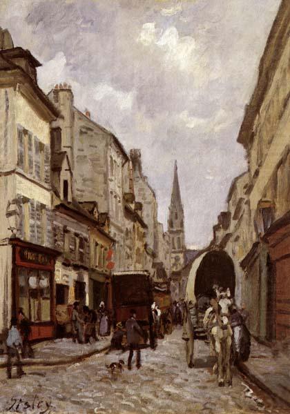 La Grande-Rue,Argenteuil, Alfred Sisley
